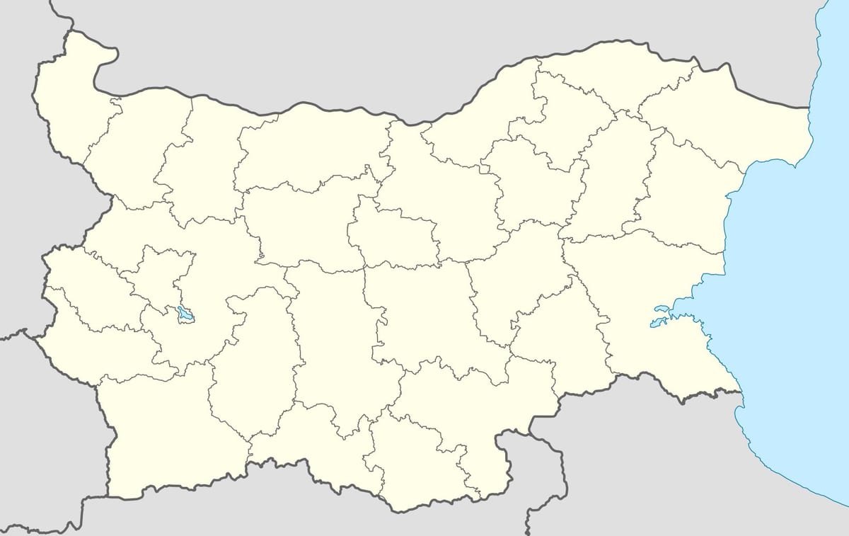 ನಕ್ಷೆ ಬಲ್ಗೇರಿಯ ವೆಕ್ಟರ್ ನಕ್ಷೆ