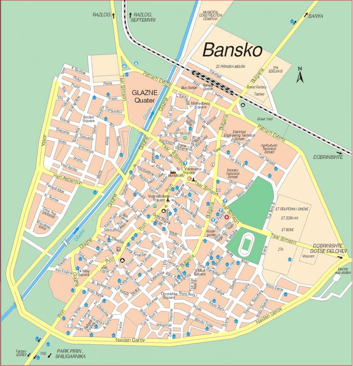 ಬಲ್ಗೇರಿಯ bansko ನಕ್ಷೆ